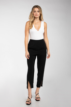Load image into Gallery viewer, Haley Split Ankle Pant Black
